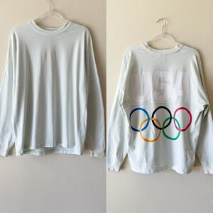 Kith x Team USA Olympics Long Sleeve Shirt Spirit Jersey Mint Green Medium